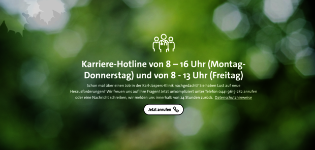 Abbildung Banner Telefonkontakt