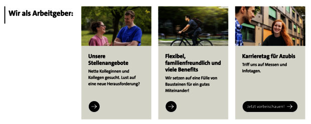 Abbildung Teaser Karriereportal