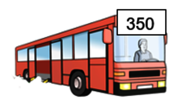 Bus dreihundertfünfzig